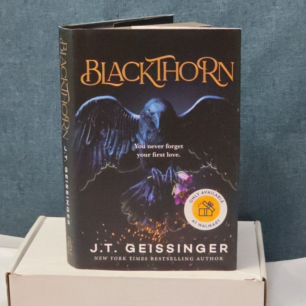 Blackthorn J.T. Geissinger 1st Ed Hardcover Walmart Exclusive Sprayed Edges